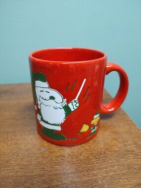 Peanuts Snoopy Woodstock Coffee Cup Mug Tea Waechtersbach UFS Germany Christmas